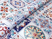 картинка Клеенка ПВХ на тканевой основе "ГЛЯНЕЦ" 0,26мм*1,37*20м, мод.STS5423-1 — Великий Путь