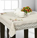 картинка Скатерть из хлопка и льна с вырезами 90*90см — Великий Путь