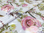 картинка Клеенка ПВХ на тканевой основе "ГЛЯНЕЦ"0,26мм 1,37*20м мод. STS2468-1 — Великий Путь