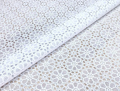 картинка Клеенка ПВХ без основы ажурная 1,37*20м, БЕЛЫЙ, мод. TR-621 — Великий Путь