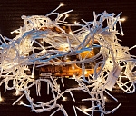 картинка Рождественские огни "Занавес" 2м*2м (440ламп), теплый белый, белый провод, уличная/30шт — Великий Путь